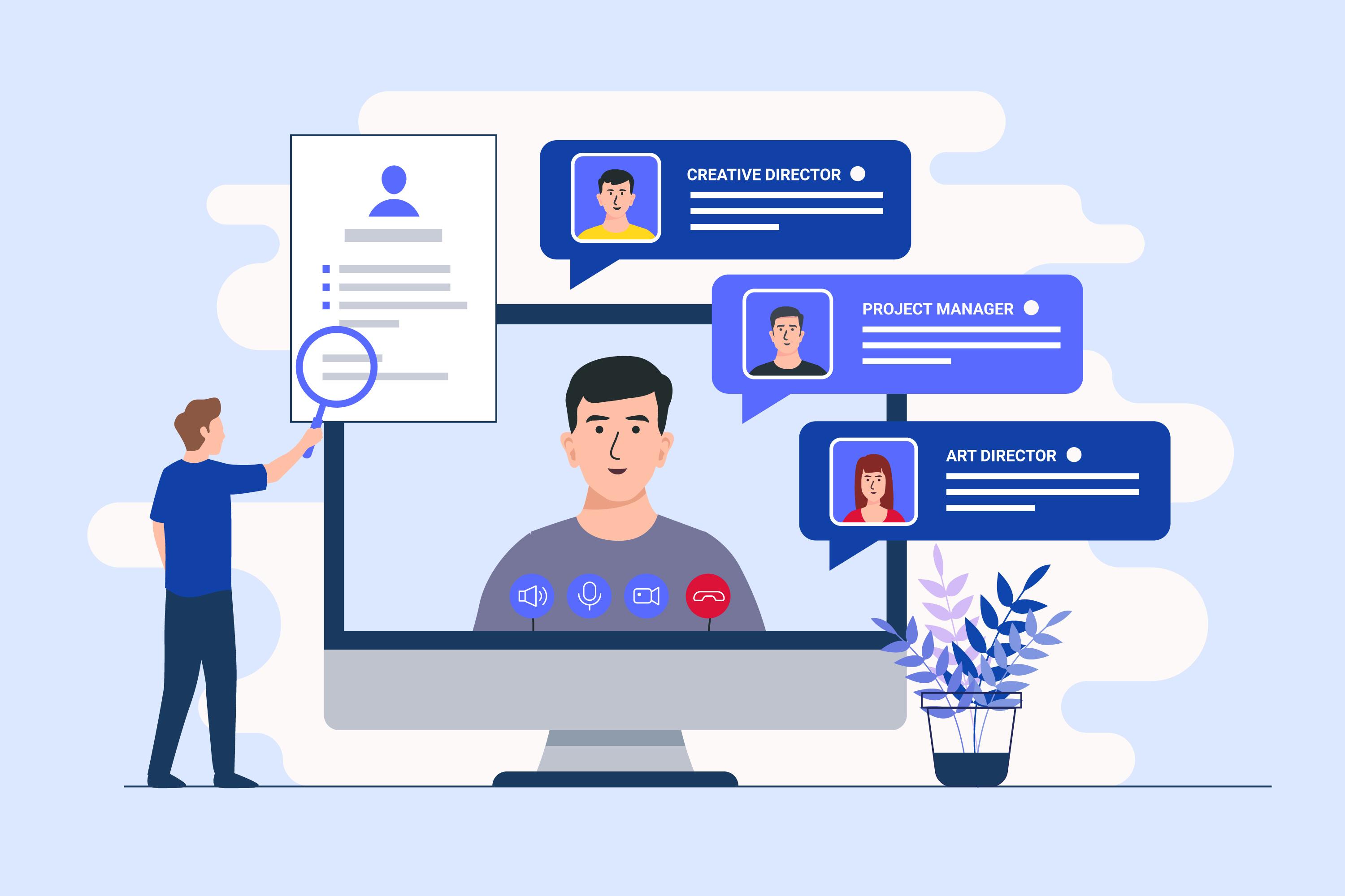 Messaging recruiters on LinkedIn